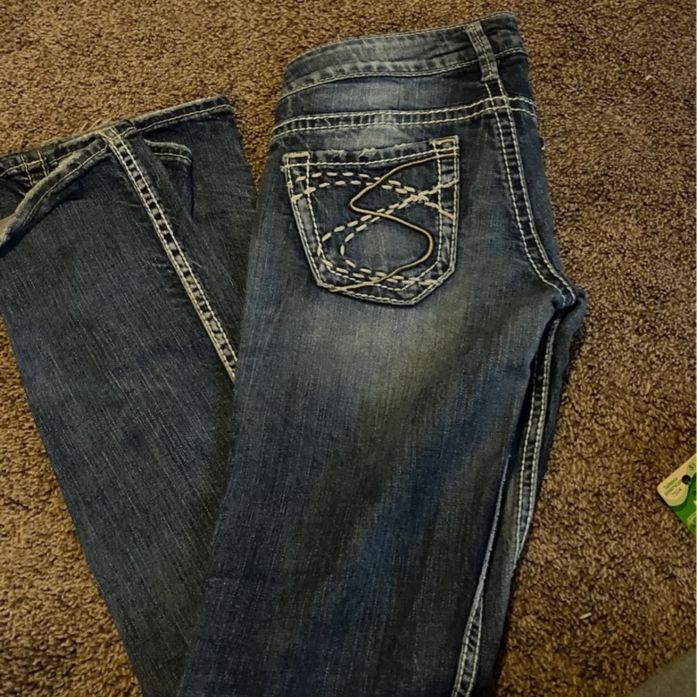 Silver jeans